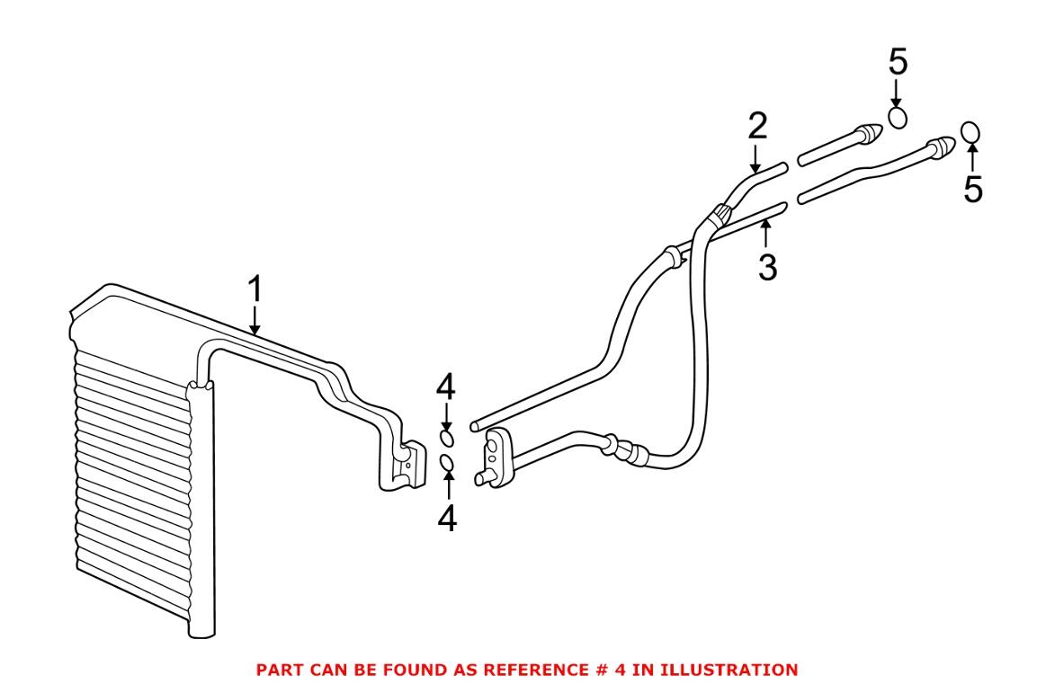 BMW Oil Cooler O-Ring 17222245358